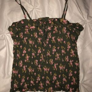 American eagle floral tank top